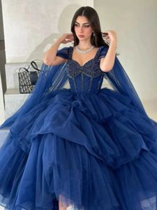 Runway Dresses A-line Ball Formal Occasion Dress Elegant Tulle Layered Evening Dress Special Occasion Luxury Evening Dress 2024 New