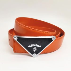 designer belts for men and women 3.5 cm width triangle metal buckle classic color great quality belts women dress belt 100-125 cm length simple bb simon belt
