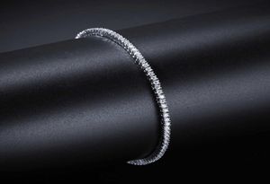 2mm5mm Cubic Zirconia av 789 tum tennisarmband koppar smycken Whitegold Plated Bangle 2106091140513