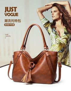 Bola de bolsa feminina Brand PU Leather ombro de grande capacidade Viagem Compras 2024 Girl Purse Tablet PC