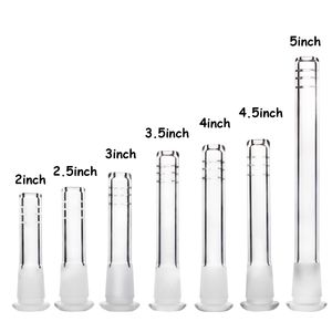 2pcs DOWNSMEM DOWNEM DOWNSMED Adattatore da 18 mm a 14 mm 2 pollici/2,5/3/3,5/4/4,5/5/5.5/6 pollici di fumo tubi di fumo