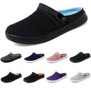 2024 Mesh Slippers Cushion Slip-On Women Walking Shoes black GAI Platform Slippers Wedge Female Sneaker 858