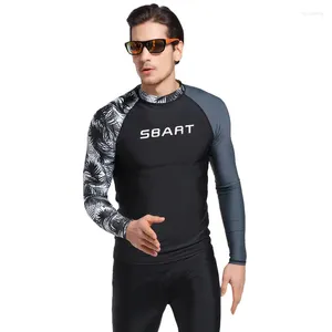 Manga longa para mulheres para homens para homens Rashguard Surfing Camisa de mergulho UV Proteção Rash Split Split Suit Adult Swimsuit