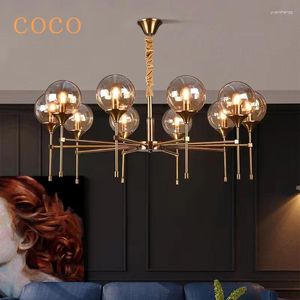 Chandeliers Nordic Creative Simple Italian Magic Bean Light Luxury Personality Art Bedroom Bar Restaurant Tableware Chandelier