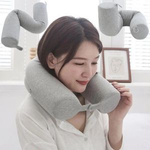 Pillow Travel Soft Comfortable Ergonomic Relieve Fatigue Memory Foam Stuffed U Shape Head Rest Household Supplies