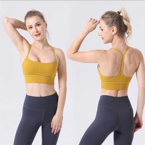 Yoga 2022 Sports Vest Womens Sexy Thin Belt Back Yoga Top Y-formad Suspender Suit