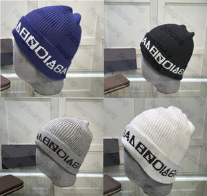 Brand Warm Beanies Chapéus para homens homens Designer de inverno Caps Caps de luxo chapéus de rua Bonnet Black White Skull Cap9503278