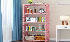 3Shelf Kitaplık Kitap Rafları 4Shelf Kitaplık Depolama Bin Kitapları Ekran Raf Birimi Organizatör 5 KHRELF DEPOLAMA RAFLARI T2003192874913