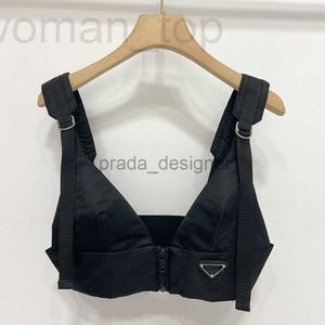 Frauen Tanks Camis Designer Suspender Weste Motorrad BH vielseitige Backing Elastic Band Verstellbare sexy Unterwäsche Mode mit Denim Nylon Lady Tops Größe S-L N636W