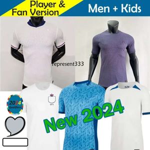 Maglie da calcio di calcio in Inghilterra Bellingham Rashford Kane 2024 Euro Cup National Team Shirts Kits Kits Kits 150 anni Stones Mount Foden Grealish