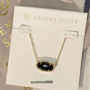 Kadın Tasarımcı Kendrascott Takı KS Kolye Oval Kadın Yakası Zinciri Kadın Kolye Moda Klasik Bayanlar Kolye Tatil Hediyeleri