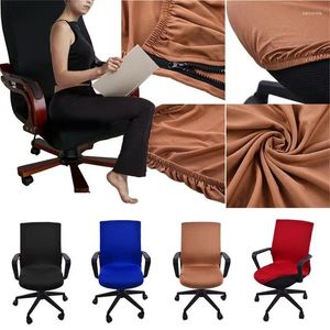 Chair Covers Siamese Office Cover Swivel Computer Armchair Protector Executive Task Slipcover Internet Bar Back Seat