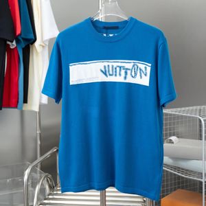 New Designer Casual Knitwear Tshirts Mens Womens Classic Letter Shirts T-shirt Fashion Thirt Summer Paris Cotton Tops