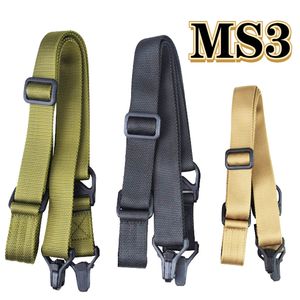 MS3 Gun Sling Multi-Mission Sling Strap Outdoor A/R A/K Gun Universal QD Sling Tactical Ajustável Correia da pistola corda