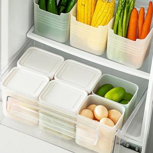 Storage Bottles Sealed Plastic Food Box Cereal Candy Dried Case With Lid Fridge Tank Household Supplies Kitchen Organizer Tool