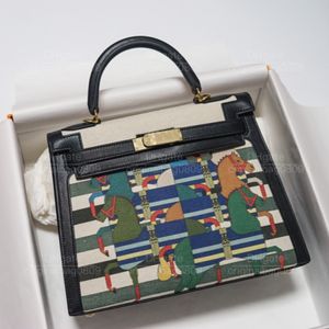 12A Designer di alta qualità Tote Borse ARTISTICE Graffiti tela patchwork Creative Design Creative Design Silver Stylish Borse di lusso da donna con scatola originale.