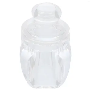 Storage Bottles Small Candy Jars Lids Plastic Containers Home Holder Sweet Snack Mini Items Cookie