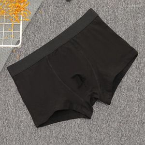 Underpants Men's Sexy Mid Rise Boxer Briefs Stretchy Breathable Bulge Underwear Shorts Brand