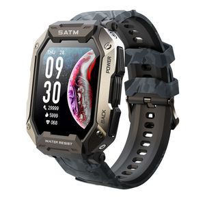 Den nya C20 Simning 1,71 stor skärmsportläge steg hjärtfrekvens och blodtryck multi Dial 5atm Intelligent Armband Watch