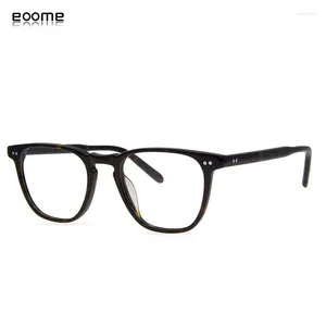 Solglasögon ramar eoome klassisk ankomst mode som säljer högkvalitativ unisex optisk glasögon acetat lyxig kvadratform snabb leverans