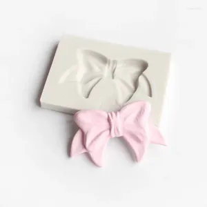 Bakning formar 3d mini tecknad båge slips silikon mögel fondant choklad gelé godis kaka dekoration verktyg bow-knot epoxy harts konst
