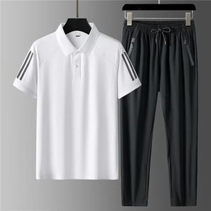 Polo koszula spodnie 2024 Letnia moda