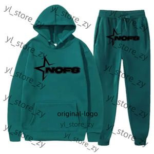 NOFS Tracksuits Projektant mody Y2K Tracksuit Men Sets Winter Sonoff Piece Running Autumn Bluza Sport Joggers CDF4