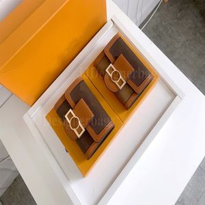 Luxurys designer Brand di design di alta qualità marchio autentico portafoglio in cuoio frizione dauphine frizione metis floreal borse porta card borse