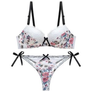 Bras define novas mulheres sutiã e tanga configurada push up brassiere roupas íntimas femme calcinha lingerie bralette y240513