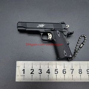 1: 3 liga escala M1911 Mini Modelo de Toy Gun Model Model Modelo Parece Real requintado não pode disparar Coleção de Fidget Toys Presentes para meninos adultos Presentes de aniversário