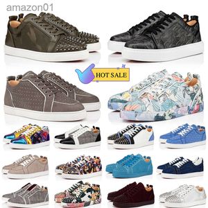 Rote Tiefsschuhe Mod Männer Frauen flach Lowtop Luxus Herren Designer Schuhe Frauen Mode Sneakers Nappa Leder Wildleder lässig glitzern 8f5