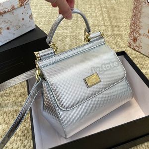Women's Bag SICILY Small DAUPHINE Calf Leather Designer High Quality Shoulder Bags Luxury Handbag Letter purse