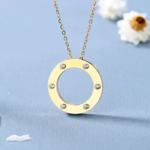 designer Necklace love men's and women's pendant necklaces fashion stainless steel necklace man's Valentine's day gifts for woman