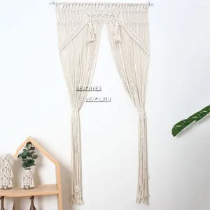 Camuess 80x150cm MacRame Perde Duvar Asma Goblen Boho El dokumalı Yatak Odası Düğün Dekoru İçin Mükemmel Kapı