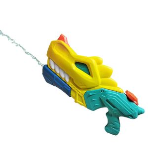 Zabawki z broni piasek zabawa woda zabawa dziecięce pistolet wodny w kształcie dinozaura pistolet wodny o dużej pojemności dłuższy strzelanie trwałe wodoodporne 2405