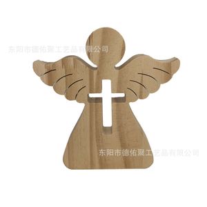 New Carved Change Clip Creative Wooden Boys And Girls Baptism Money Gift