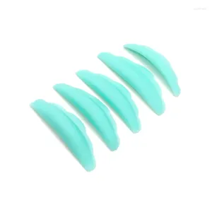 False Eyelashes 5 Pairs Green Silicone Lash Lifting Patch Sizes Perm Pads Curler Rods Shield Professional Beauty Salon Makeup Tool