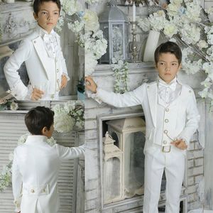 Noble Royal Boys Smokin Giyim Çocuk Akşam Yemeği Takımları Üç Parçalı Boy Tepedli Yaku Resmi Takım Smokin Çocuklar İçin Ceket Yelek Pantolon 261T
