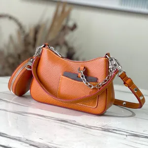 Stylowa damska torba crossbody Wysoka jakość 19 -cm skórzana torba na ramię