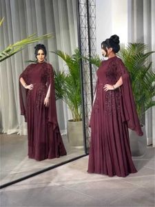 Runway Dresses Ball Evening Dress Saudi Arabia Chiffon Formellt tillfälle veckat engagemang A-Line High Neck anpassad klänning