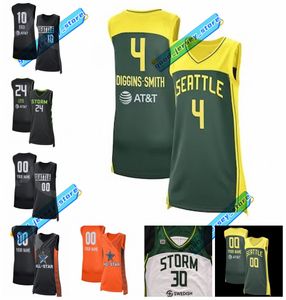 2024 Mulheres Seattle Storm Basketball Jersey Nika Muhl Mackenzie Holmes Jewell Loyd Ezi Magbegor Sami Whitcomb Jord An Horston Mercedes Russell