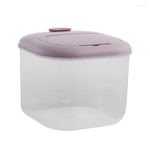 Storage Bottles Kitchen Metering Rice Bucket Sealed Insect Proof Moisture-proof Household Box 6/10kg Cylinder Plastic