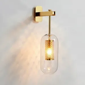 Lampade a parete Lampada montata in oro per casa Nordic moderna moderna moderna soppalco corridoio da bagno specchio da bagno luci luminaria