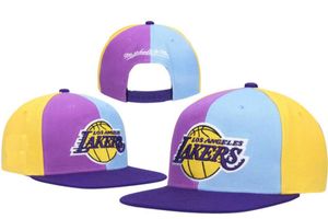 Los Angeles'lakers''Ball Caps 2023-24ユニセックス野球帽スナップバックハットファイナルチャンピオンロッカールーム9fifty Sun Hat Embroidery Spring Summer Cap Wholesale Beanies B22