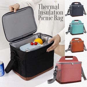 Storage Bags Portable Lunch Cooler Bag Folding Insulation Picnic Ice Pack Food Thermal Outdoors Drink Carrier Delivery Box