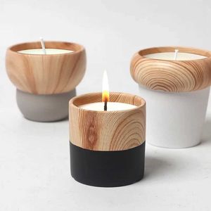 5Pcs Candles 1PCS Ceramics Candle Jars for Candlemaking Pottery Candle Vessels Empty Wholesale Pot for Aromatic Candles