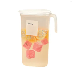 Garrafas de água Chaleira fria Dispensador de geladeira Recipiente de bebida de suco para a cozinha bar de festas em casa 1.8l / 2.5l grande