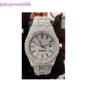 High on Demand Designed d Color Vvs Moissanite Iced Out Watch for Unisex From Indian Supplier at Bulk Order Best Price