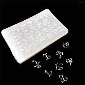 Baking Moulds Rectangle Russian Alphabet Letters Chocolate Cake Mold DIY Ice Fondant Tray Decorating Tool Silicone