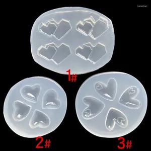 Baking Moulds A Variety Of Love Hearts And Other Shapes Silicone Mold DIY Crystal Drop Pendant Earrings Ornament Decoration